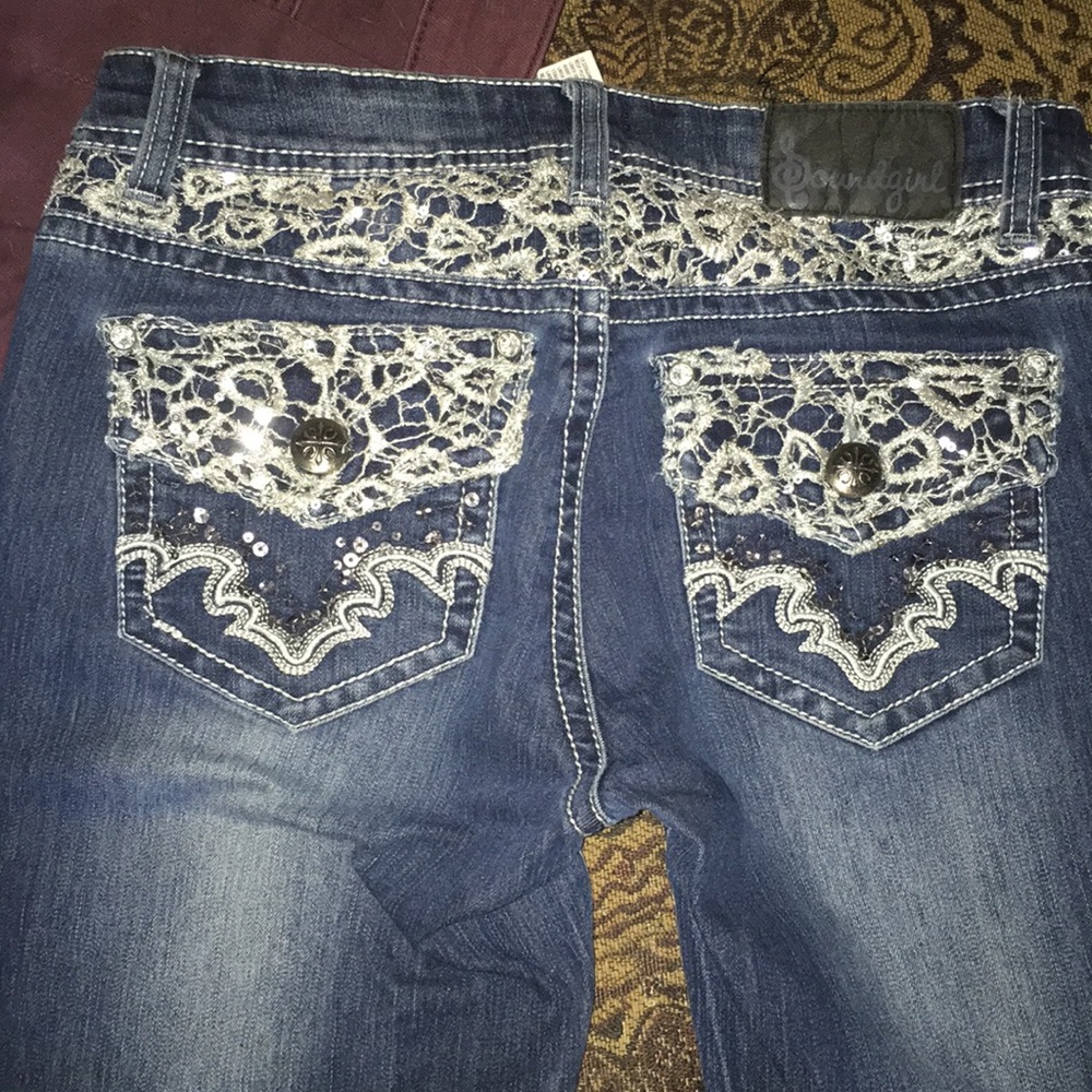 Sparkly jeans
